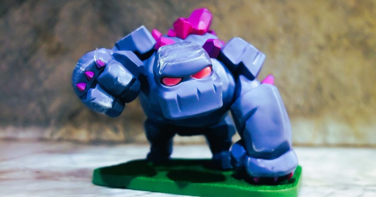 携帯ゲームClashRoyaleのキャラ・ゴーレム