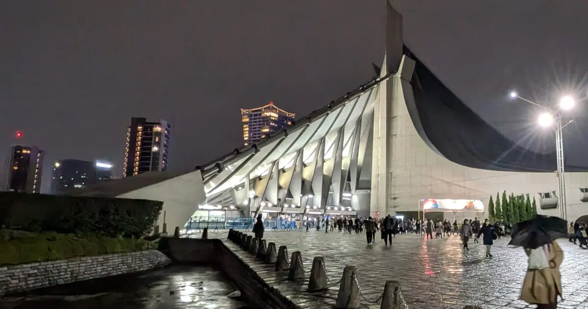 2025全日本選手権終了直後、夜の代々木第一体育館