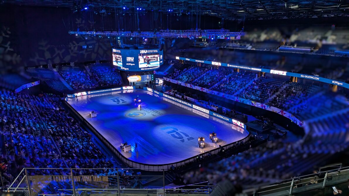 名古屋IGアリーナGPF開催時の名古屋IGアリーナ4階席からの眺め